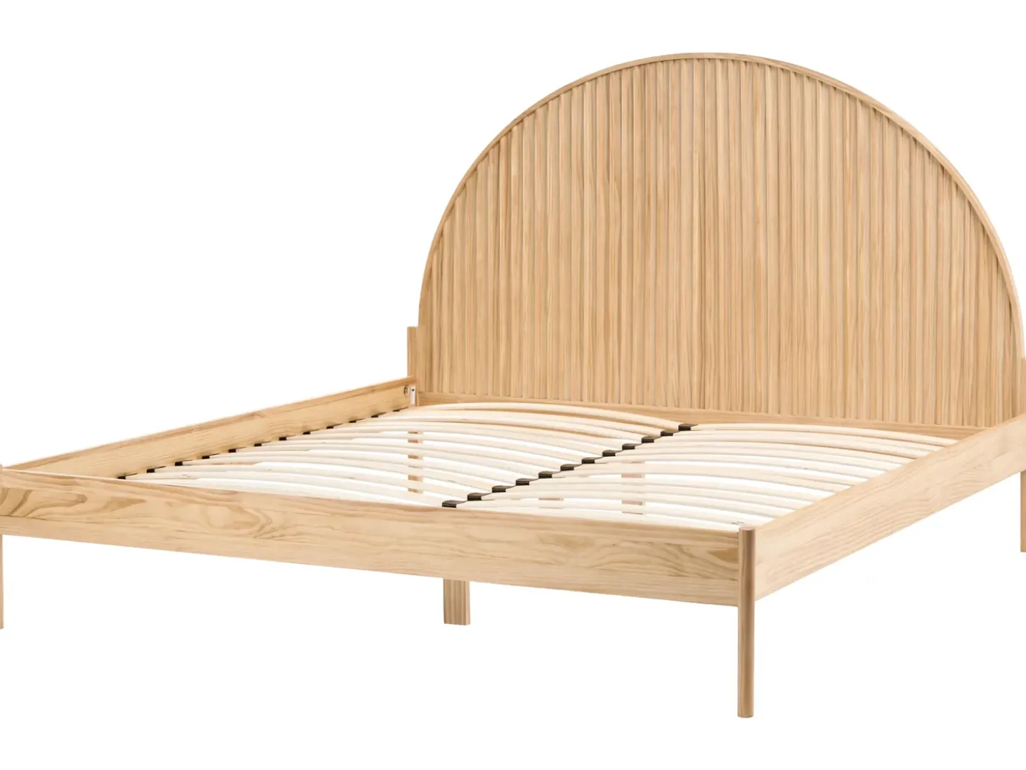Sale Łóżko Drewno sosnowe MASCORTEL 180 x 200 cm Jasno Łóżka Podwójne|Wszystkie Łóżka