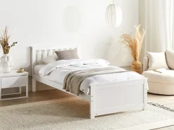 Drewno sosnowe OLENDON 90 x 200 cm Dzieci Łóżka Pojedyncze|Łóżka Drewniane