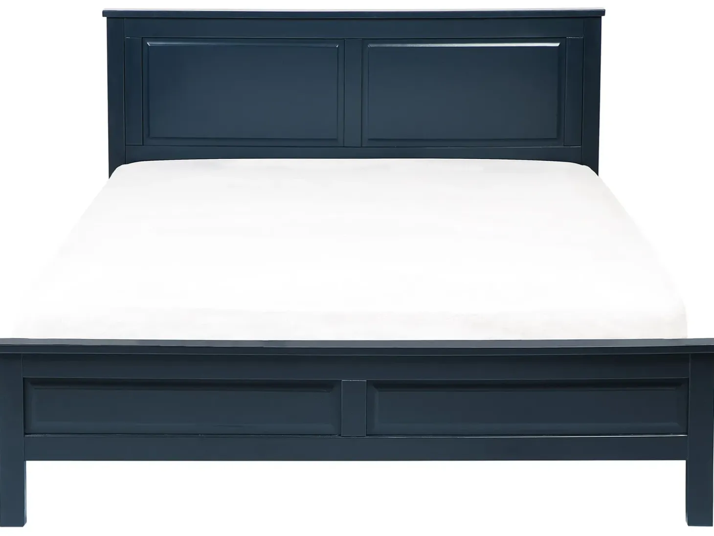 Discount Łóżko Drewno sosnowe OLIVET 180 x 200 cm Ciemno Łóżka Podwójne|Wszystkie Łóżka