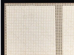 New Łóżko Drewno sosnowe SALERNAS 180 x 200 cm Czarny Łóżka Podwójne|Łóżka Rattanowe