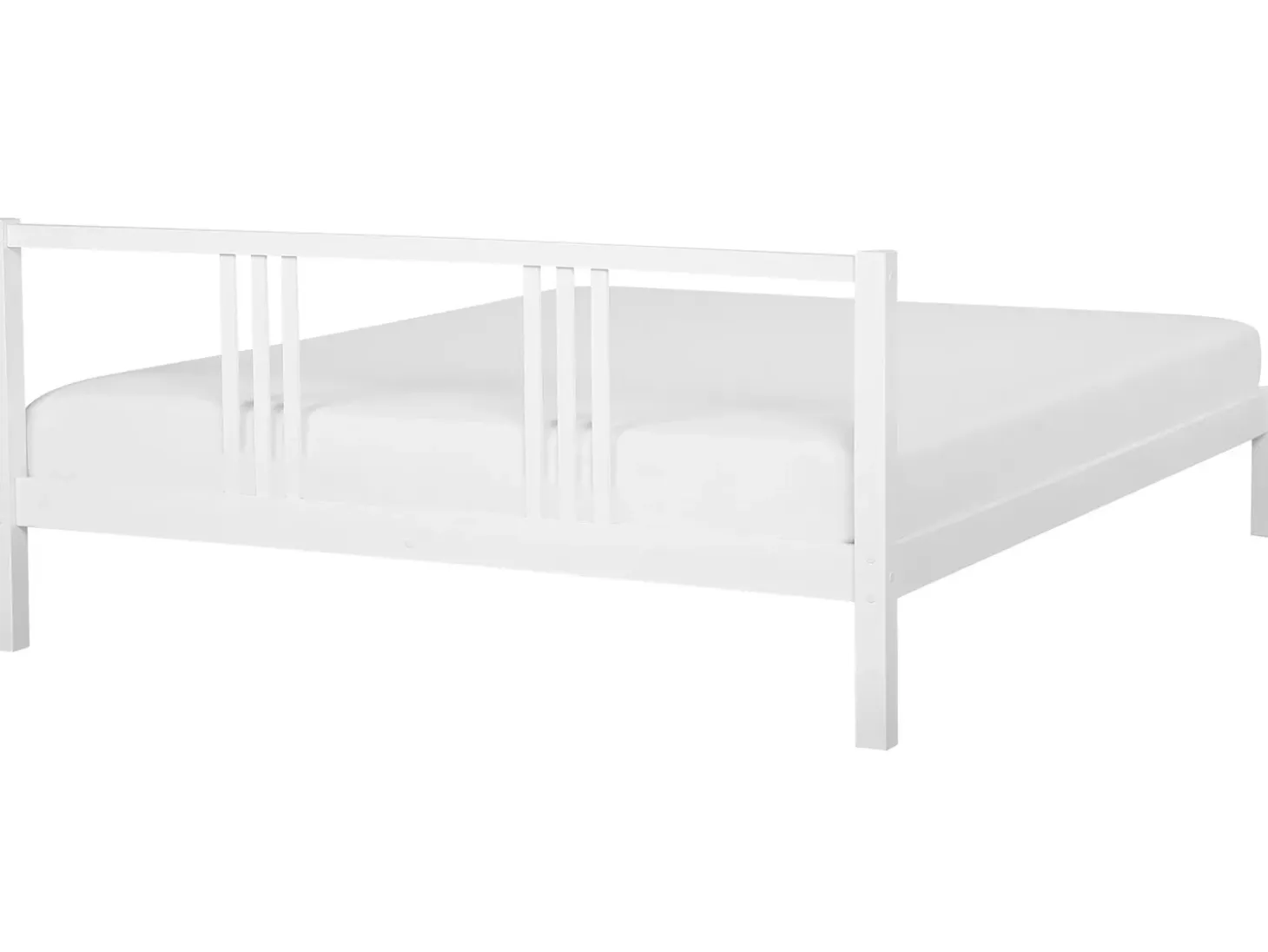 New Łóżko Drewno sosnowe VANNES 180 x 200 cm Łóżka Podwójne|Wszystkie Łóżka