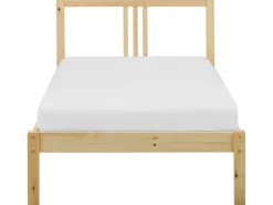 Discount Łóżko Drewno sosnowe VANNES 90 x 200 cm Jasno Łóżka Pojedyncze|Wszystkie Łóżka