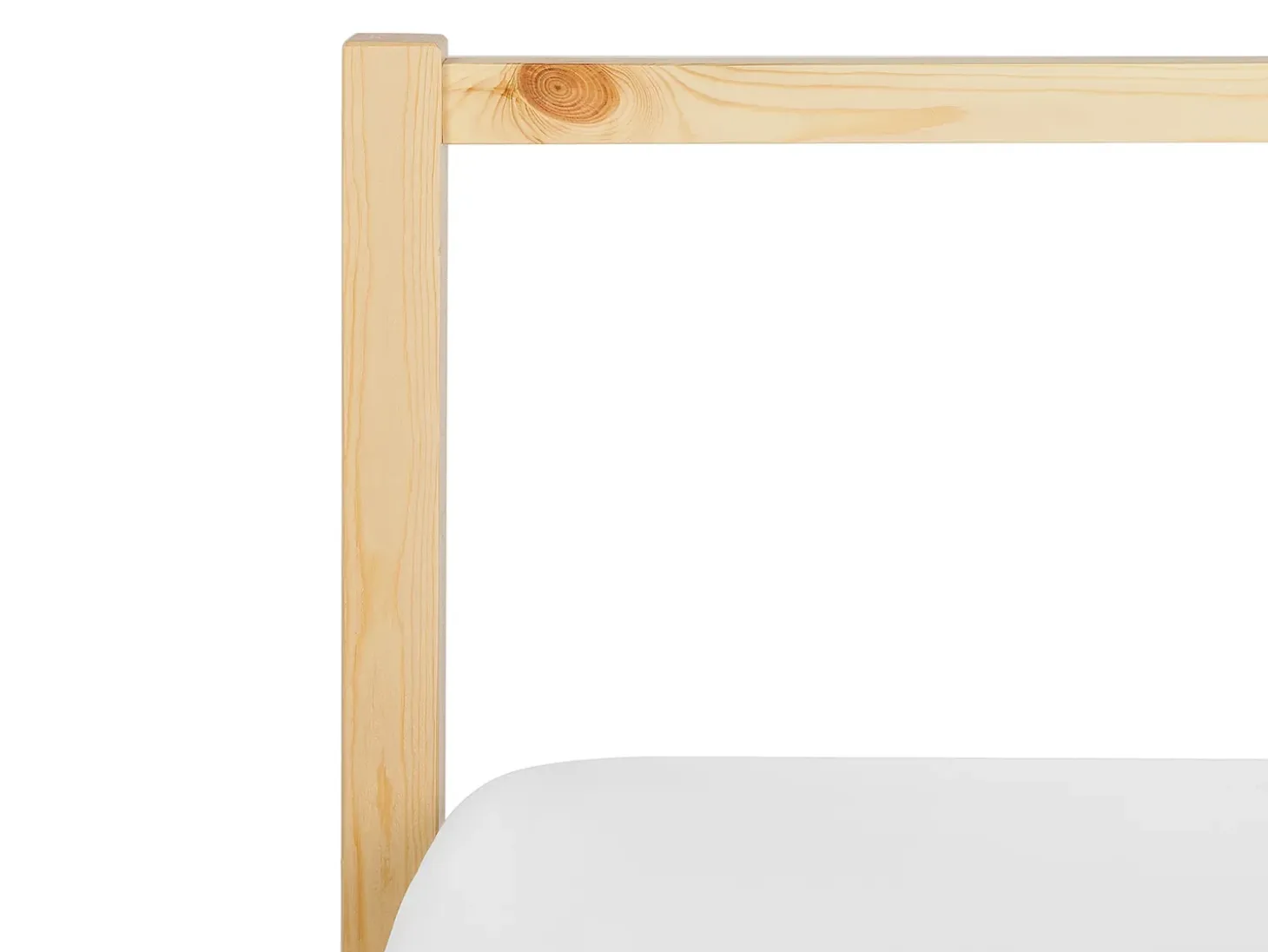 Discount Łóżko Drewno sosnowe VANNES 90 x 200 cm Jasno Łóżka Pojedyncze|Wszystkie Łóżka