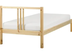 Discount Łóżko Drewno sosnowe VANNES 90 x 200 cm Jasno Łóżka Pojedyncze|Wszystkie Łóżka