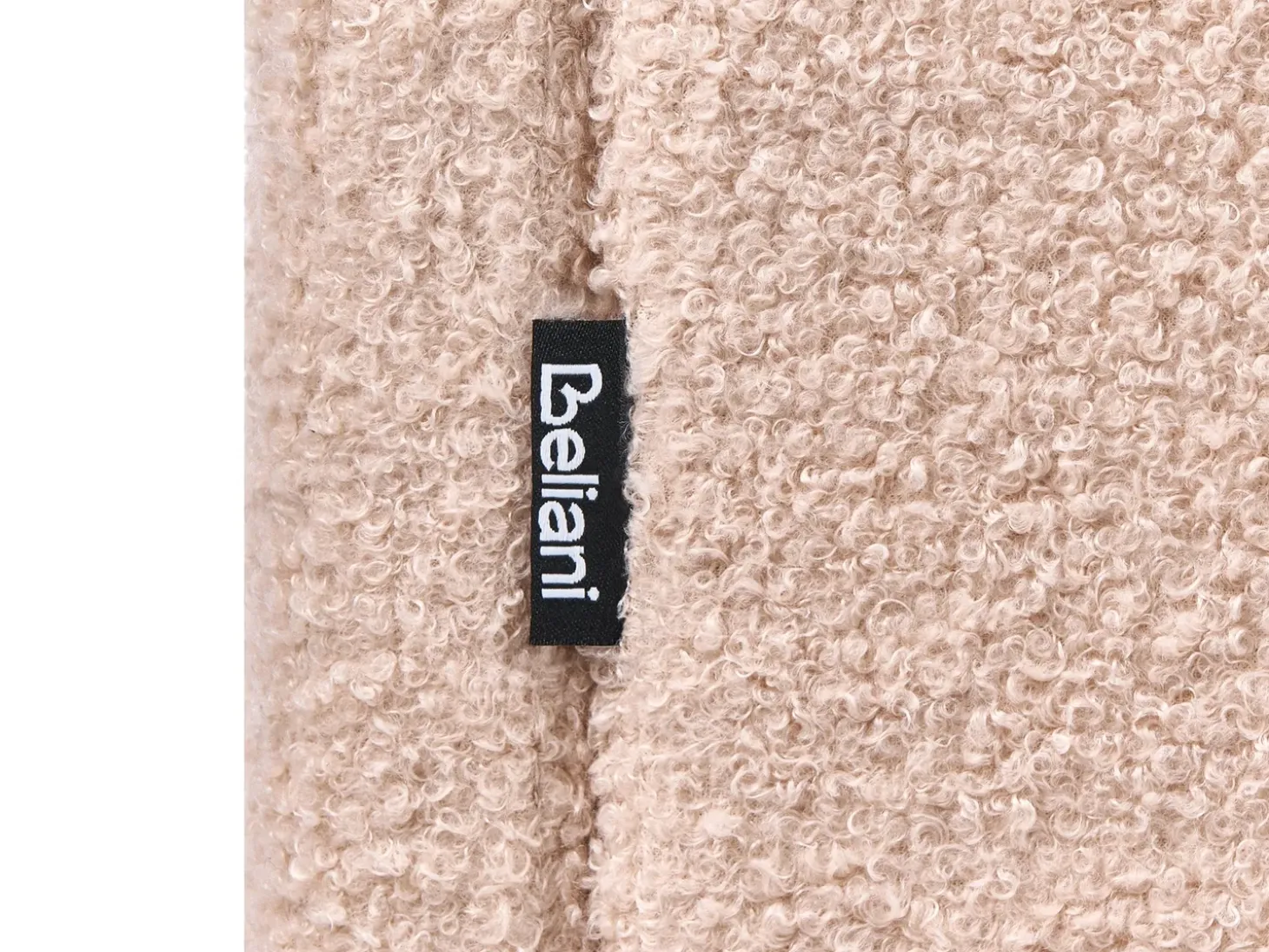 Hot Łóżko dziecięce Boucle LAYE 90 x 200 cm Beżowy Dzieci Wszystkie Meble I Akcesoria Dziecięce|Łóżka Tapicerowane