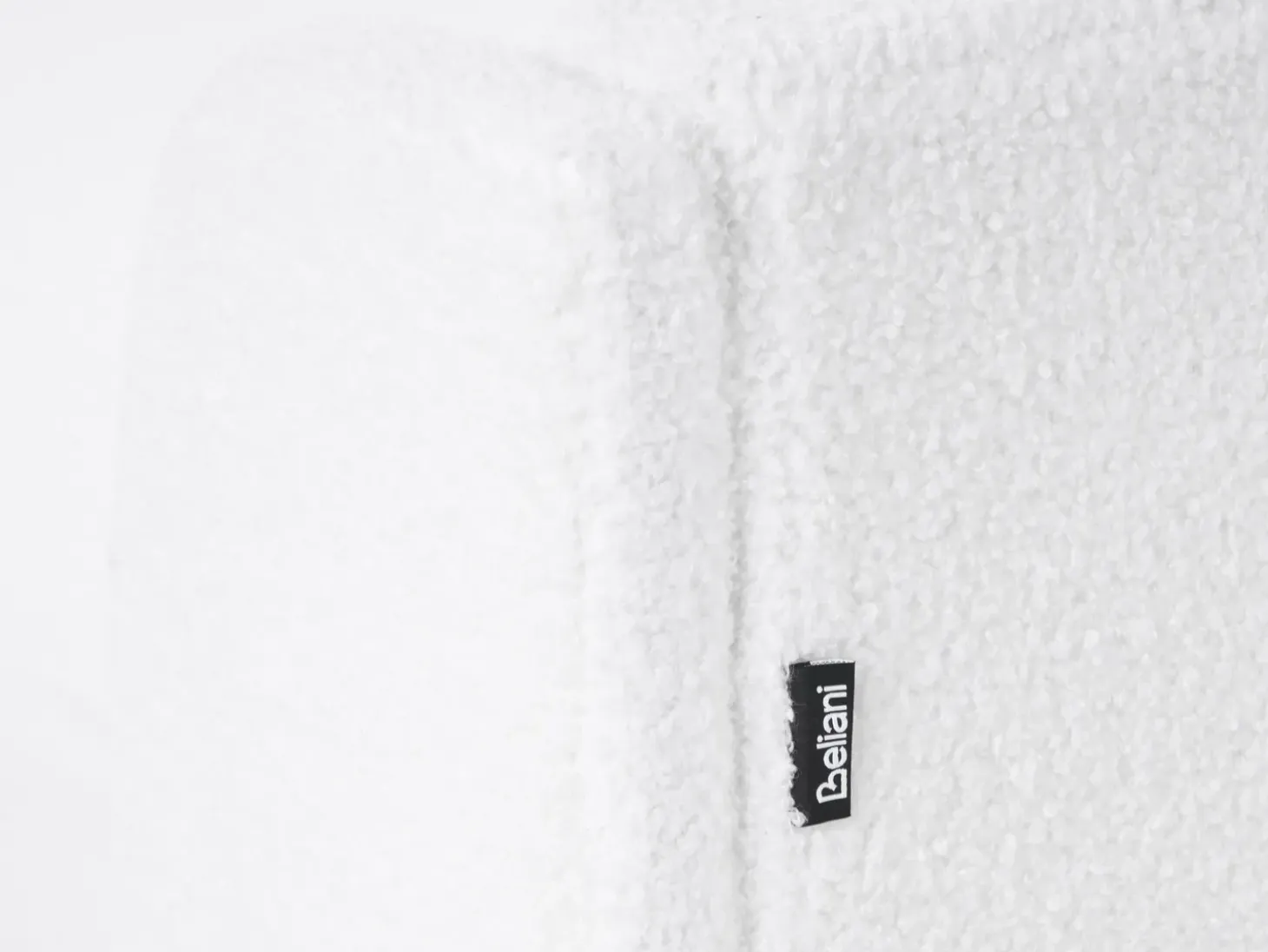 Sale Łóżko dziecięce Boucle LAYE 90 x 200 cm Złamana biel Dzieci Wszystkie Meble I Akcesoria Dziecięce|Łóżka Tapicerowane