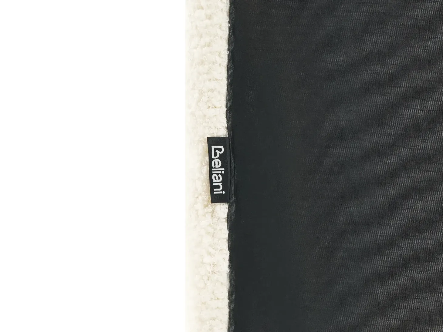 Outlet Łóżko dziecięce Chmurka Boucle BELLEVUE 90 x 200 cm Złamana biel Dzieci Wszystkie Meble I Akcesoria Dziecięce|Łóżka Tapicerowane