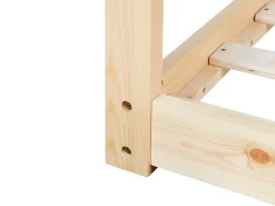 New Łóżko dziecięce Domek Drewno sosnowe TOSSE 90 x 200 cm Jasno Dzieci Łóżka Drewniane|Wszystkie Meble I Akcesoria Dziecięce