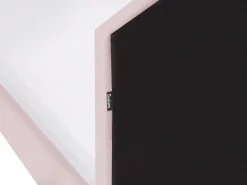Łóżko dziecięce Domek Welur KERVAN 90 x 200 cm Różowy Dzieci Wszystkie Meble I Akcesoria Dziecięce|Łóżka Tapicerowane