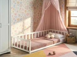 Discount Łóżko dziecięce Drewno sosnowe AURIBEAU 90 x 200 cm Dzieci Łóżka Drewniane|Wszystkie Meble I Akcesoria Dziecięce