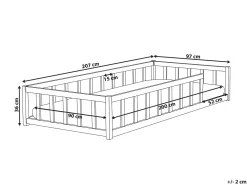 Discount Łóżko dziecięce Drewno sosnowe MEYMAC 90 x 200 cm Dzieci Łóżka Drewniane|Wszystkie Meble I Akcesoria Dziecięce