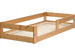 Clearance Łóżko dziecięce Drewno sosnowe PRIMELLES 90 x 200 cm Dzieci Łóżka Drewniane|Wszystkie Meble I Akcesoria Dziecięce