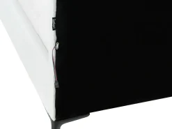 Online Łóżko dziecięce Korona Welur RUBIAN 90 x 200 cm Z LED Biały Dzieci Wszystkie Meble I Akcesoria Dziecięce|Łóżka Tapicerowane