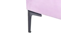 Discount Łóżko dziecięce Korona Welur RUBIAN 90 x 200 cm Z LED Fioletowy Dzieci Wszystkie Meble I Akcesoria Dziecięce|Łóżka Tapicerowane