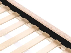 Łóżko dziecięce Królik Boucle PERROS 90 x 200 cm Dzieci Wszystkie Meble I Akcesoria Dziecięce|Łóżka Tapicerowane