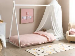 Sale Łóżko dziecięce Tipi Drewno sosnowe SAURAT 90 x 200 cm Dzieci Łóżka Drewniane|Wszystkie Meble I Akcesoria Dziecięce