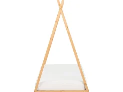 Outlet Łóżko dziecięce Tipi Drewno sosnowe SAURAT 90 x 200 cm Jasno Dzieci Łóżka Drewniane|Wszystkie Meble I Akcesoria Dziecięce
