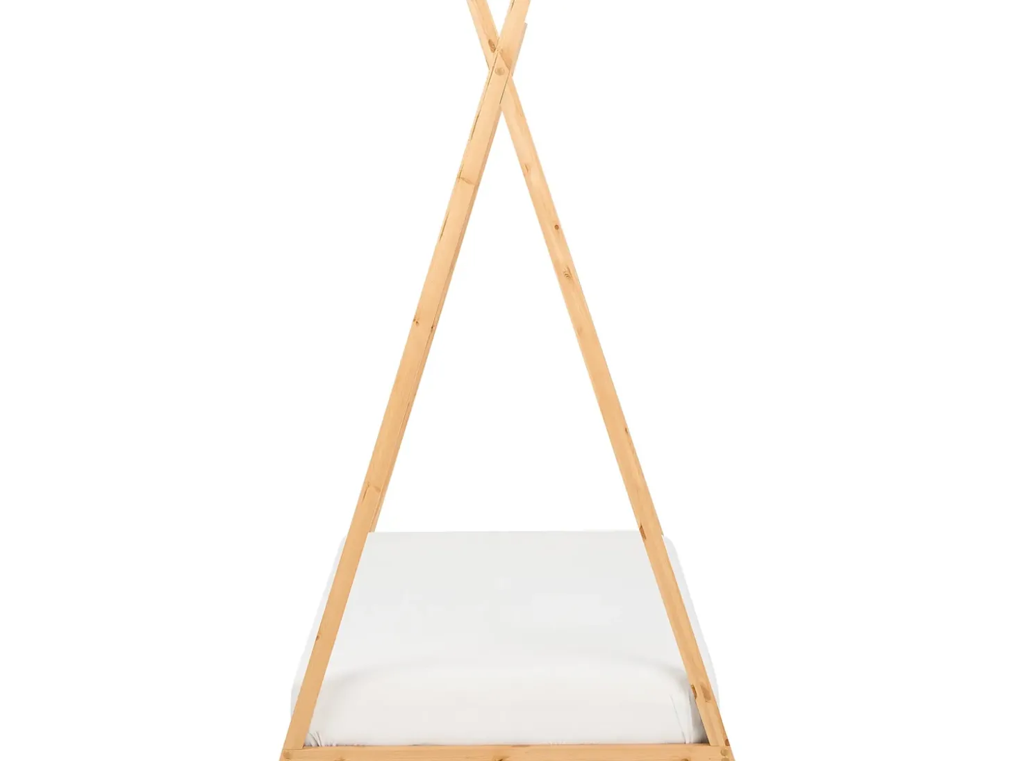 Outlet Łóżko dziecięce Tipi Drewno sosnowe SAURAT 90 x 200 cm Jasno Dzieci Łóżka Drewniane|Wszystkie Meble I Akcesoria Dziecięce