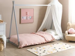 Clearance Łóżko dziecięce Tipi Drewno sosnowe SAURAT 90 x 200 cm Dzieci Łóżka Drewniane|Wszystkie Meble I Akcesoria Dziecięce