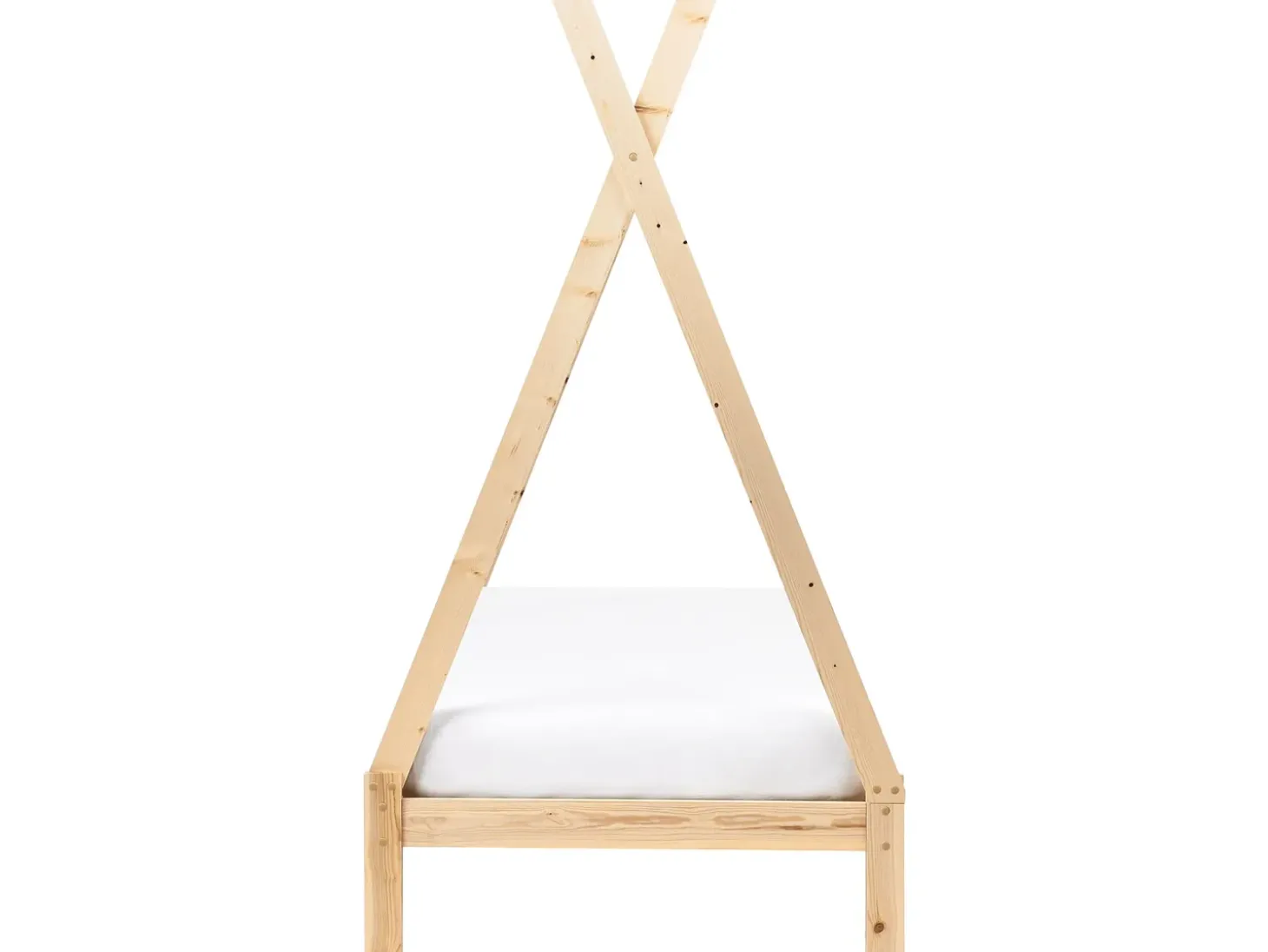 Outlet Łóżko dziecięce Tipi Drewno sosnowe DEVAY 90 x 200 cm Jasno Dzieci Łóżka Drewniane|Wszystkie Meble I Akcesoria Dziecięce
