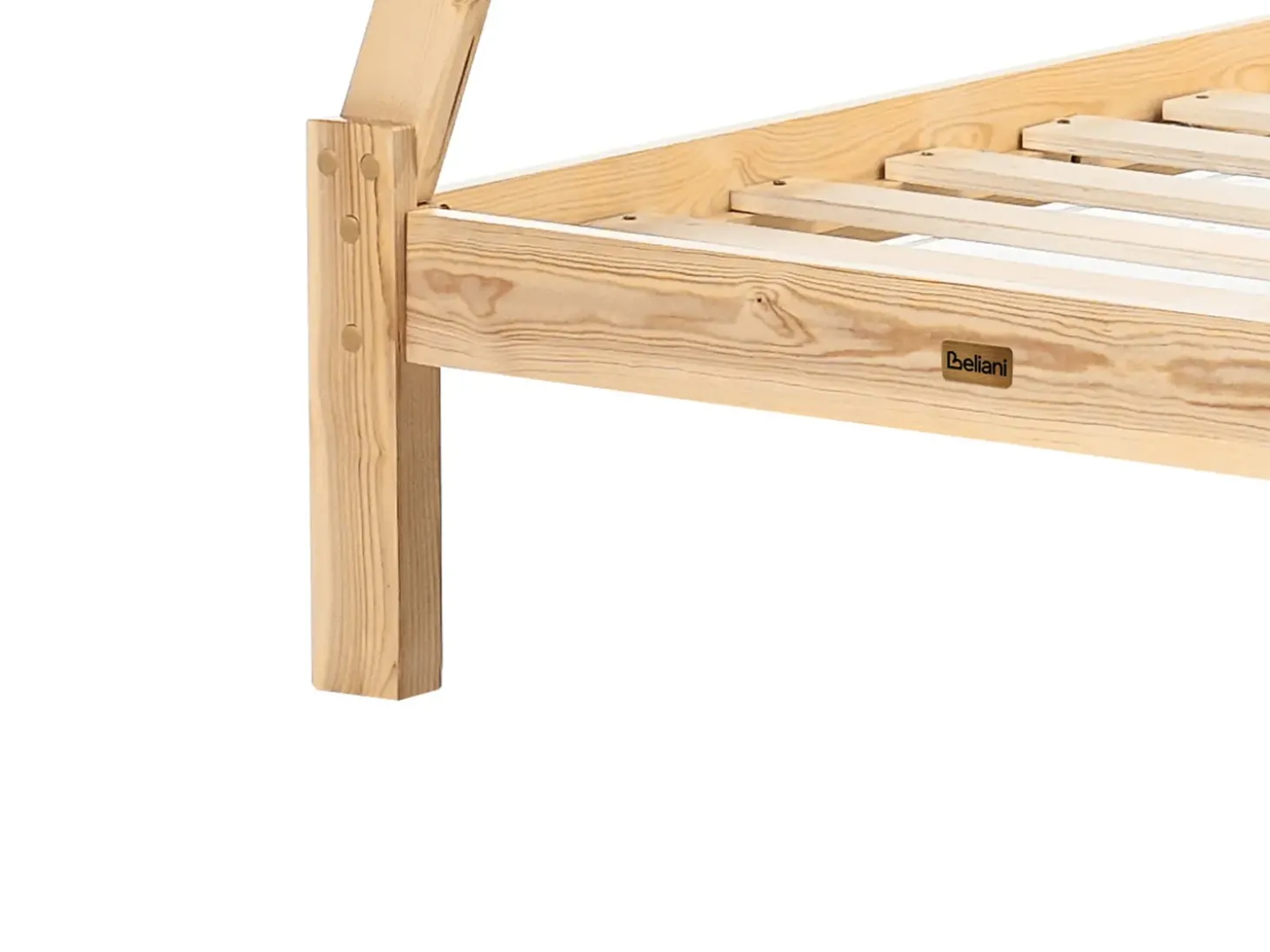 Outlet Łóżko dziecięce Tipi Drewno sosnowe DEVAY 90 x 200 cm Jasno Dzieci Łóżka Drewniane|Wszystkie Meble I Akcesoria Dziecięce