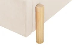 New Welur ANET 90 x 200 cm Beżowy Dzieci Wszystkie Meble I Akcesoria Dziecięce|Łóżka Tapicerowane