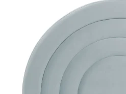 Outlet Welur ANET 90 x 200 cm Błękitny Dzieci Wszystkie Meble I Akcesoria Dziecięce|Łóżka Tapicerowane