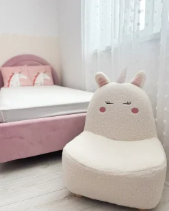 Best Welur ANET 90 x 200 cm Różowy Dzieci Wszystkie Meble I Akcesoria Dziecięce|Łóżka Tapicerowane