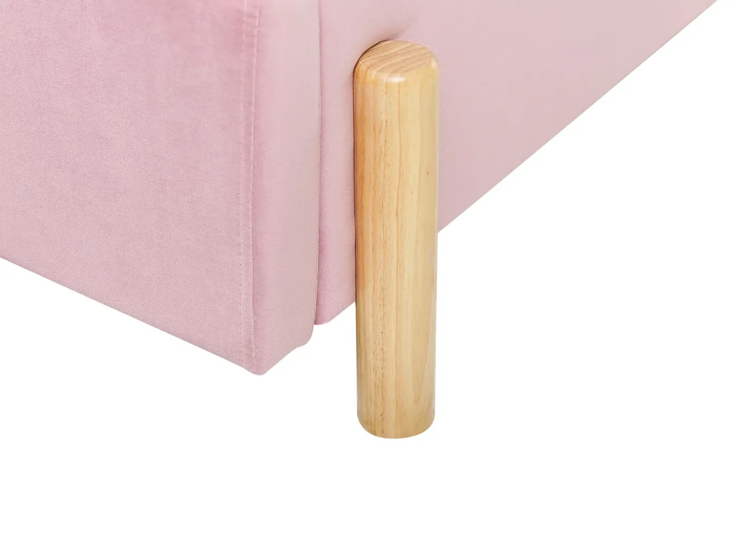 Best Welur ANET 90 x 200 cm Różowy Dzieci Wszystkie Meble I Akcesoria Dziecięce|Łóżka Tapicerowane