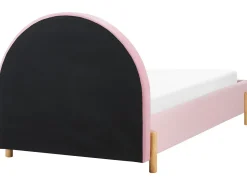 Best Welur ANET 90 x 200 cm Różowy Dzieci Wszystkie Meble I Akcesoria Dziecięce|Łóżka Tapicerowane