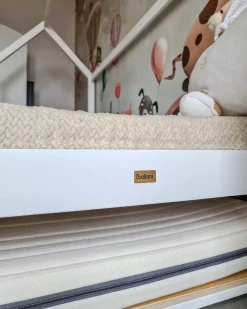 New Łóżko dziecięce wysuwane Drewno sosnowe CRILLON 90 x 200 cm Dzieci Łóżka Wysuwane I Dzienne|Łóżka Drewniane