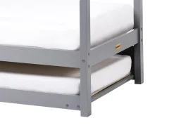 Outlet Łóżko dziecięce wysuwane Drewno sosnowe CRILLON 90 x 200 cm Dzieci Łóżka Wysuwane I Dzienne|Łóżka Drewniane