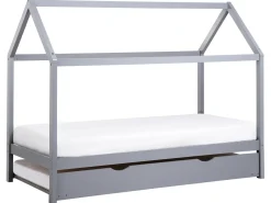 Outlet Łóżko dziecięce wysuwane Drewno sosnowe CRILLON 90 x 200 cm Dzieci Łóżka Wysuwane I Dzienne|Łóżka Drewniane