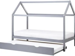 Outlet Łóżko dziecięce wysuwane Drewno sosnowe CRILLON 90 x 200 cm Dzieci Łóżka Wysuwane I Dzienne|Łóżka Drewniane
