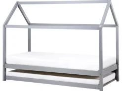 Outlet Łóżko dziecięce wysuwane Drewno sosnowe CRILLON 90 x 200 cm Dzieci Łóżka Wysuwane I Dzienne|Łóżka Drewniane