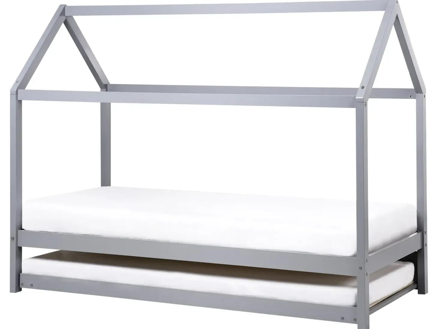 Outlet Łóżko dziecięce wysuwane Drewno sosnowe CRILLON 90 x 200 cm Dzieci Łóżka Wysuwane I Dzienne|Łóżka Drewniane