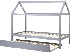 Outlet Łóżko dziecięce wysuwane Drewno sosnowe CRILLON 90 x 200 cm Dzieci Łóżka Wysuwane I Dzienne|Łóżka Drewniane