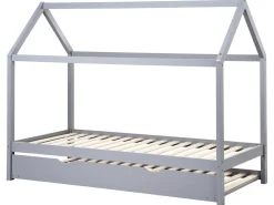 Outlet Łóżko dziecięce wysuwane Drewno sosnowe CRILLON 90 x 200 cm Dzieci Łóżka Wysuwane I Dzienne|Łóżka Drewniane