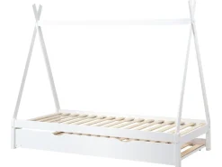Sale Łóżko dziecięce wysuwane Drewno sosnowe TALMONTIERS 90 x 200 cm Dzieci Łóżka Wysuwane I Dzienne|Łóżka Drewniane