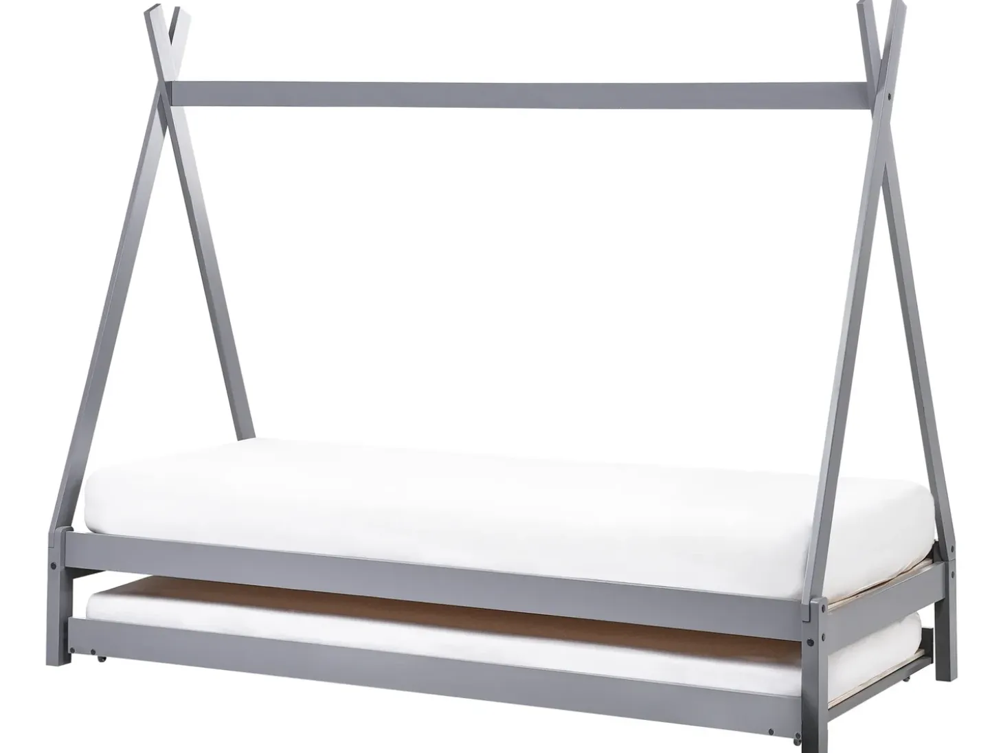 New Łóżko dziecięce wysuwane Drewno sosnowe TALMONTIERS 90 x 200 cm Dzieci Łóżka Wysuwane I Dzienne|Łóżka Drewniane