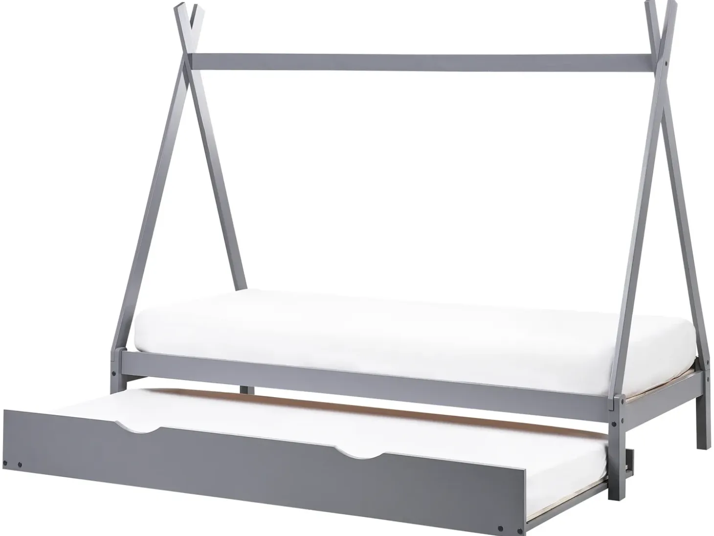 New Łóżko dziecięce wysuwane Drewno sosnowe TALMONTIERS 90 x 200 cm Dzieci Łóżka Wysuwane I Dzienne|Łóżka Drewniane