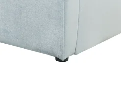 Clearance ANET Welur Błękitny 90 x 200 cm Dzieci Łóżka Z Pojemnikiem|Wszystkie Meble I Akcesoria Dziecięce