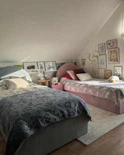 Clearance ANET Welur Błękitny 90 x 200 cm Dzieci Łóżka Z Pojemnikiem|Wszystkie Meble I Akcesoria Dziecięce