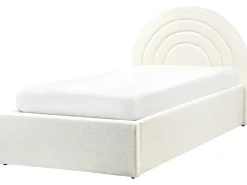 Clearance Łóżko dziecięce z pojemnikiem ANET Boucle Złamana biel 90 x 200 cm Dzieci Łóżka Z Pojemnikiem|Wszystkie Meble I Akcesoria Dziecięce