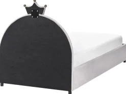Discount Łóżko dziecięce z pojemnikiem GRISETOT Welur Szary 90 x 200 cm Dzieci Łóżka Z Pojemnikiem|Wszystkie Meble I Akcesoria Dziecięce