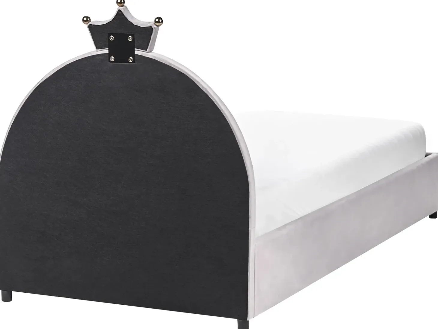 Discount Łóżko dziecięce z pojemnikiem GRISETOT Welur Szary 90 x 200 cm Dzieci Łóżka Z Pojemnikiem|Wszystkie Meble I Akcesoria Dziecięce
