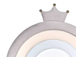 Discount Łóżko dziecięce z pojemnikiem GRISETOT Welur Szary 90 x 200 cm Dzieci Łóżka Z Pojemnikiem|Wszystkie Meble I Akcesoria Dziecięce