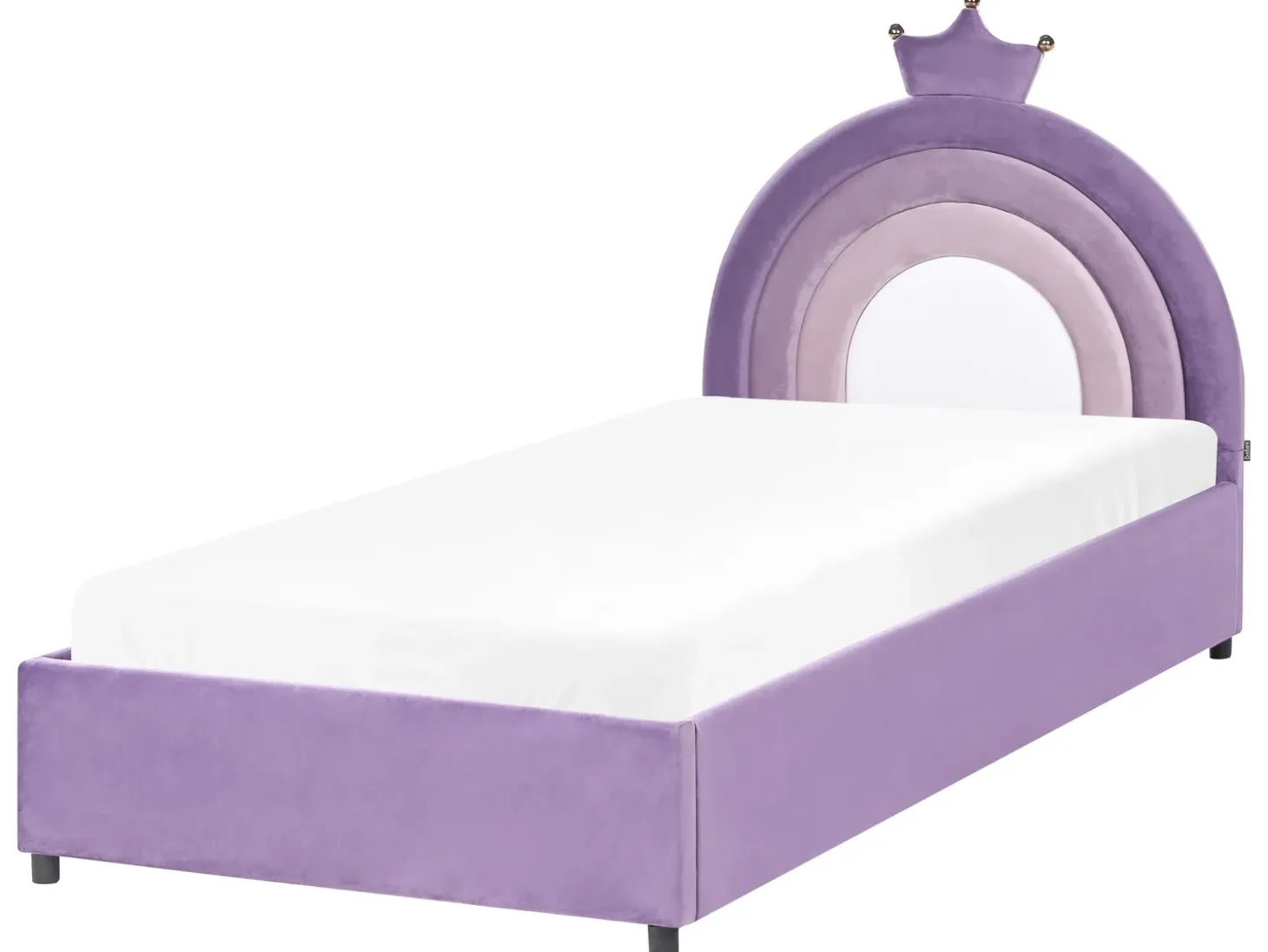 Discount Łóżko dziecięce z pojemnikiem GRISETOT Welur Fioletowy 90 x 200 cm Dzieci Łóżka Z Pojemnikiem|Wszystkie Meble I Akcesoria Dziecięce