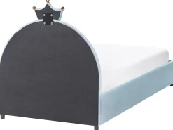 Sale Łóżko dziecięce z pojemnikiem GRISETOT Welur Niebieski 90 x 200 cm Dzieci Łóżka Z Pojemnikiem|Wszystkie Meble I Akcesoria Dziecięce