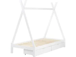 Discount Tipi Drewno sosnowe DEVAY 90 x 200 cm Dzieci Łóżka Drewniane|Wszystkie Meble I Akcesoria Dziecięce